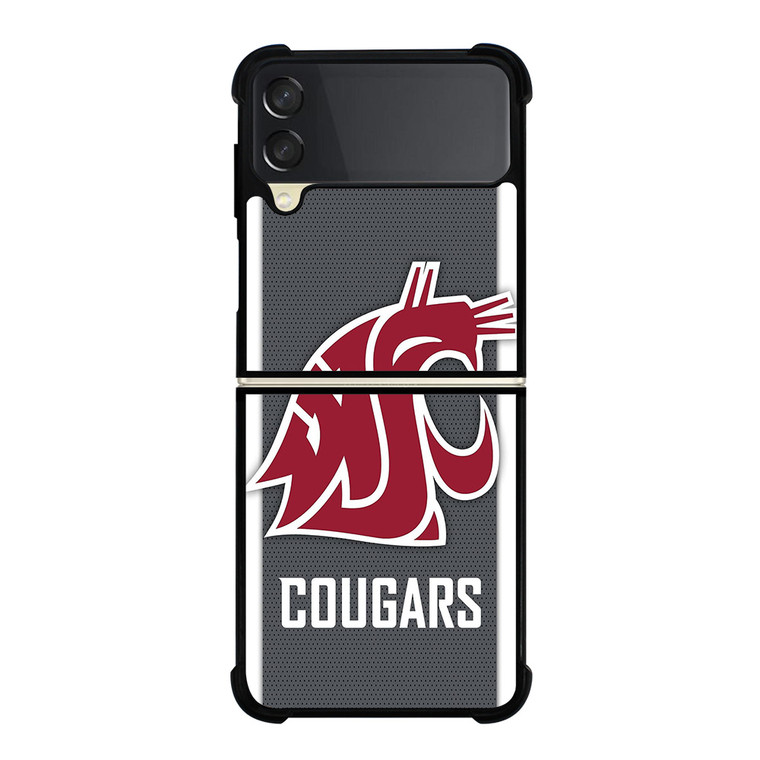 WASHINGTON STATE COUGARS ICON 2 Samsung Z Flip 3 Case WASHINGTON STATE COUGARS ICON 2 Samsung Z Flip 3 Case