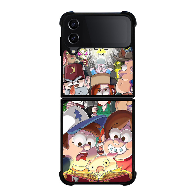 GRAVITY FALLS CHARACTERS Samsung Z Flip 4 Case