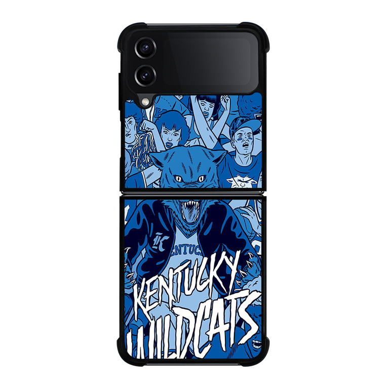 KENTUCKY WILDCATS UNIVERSITY ART Samsung Z Flip 4 Case