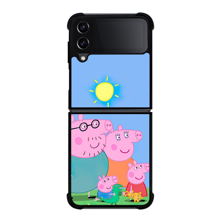 PEPPA PIG FAMILY Samsung Z Flip 4 Case