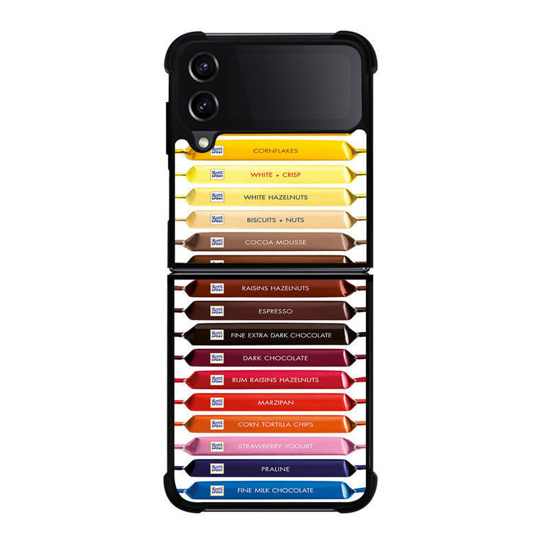 RITTER SPORT CHOCOLATE LIST Samsung Z Flip 4 Case