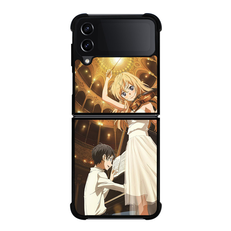 SHIGATSU WA KIMI NO USO KAORI ANIME Samsung Z Flip 4 Case