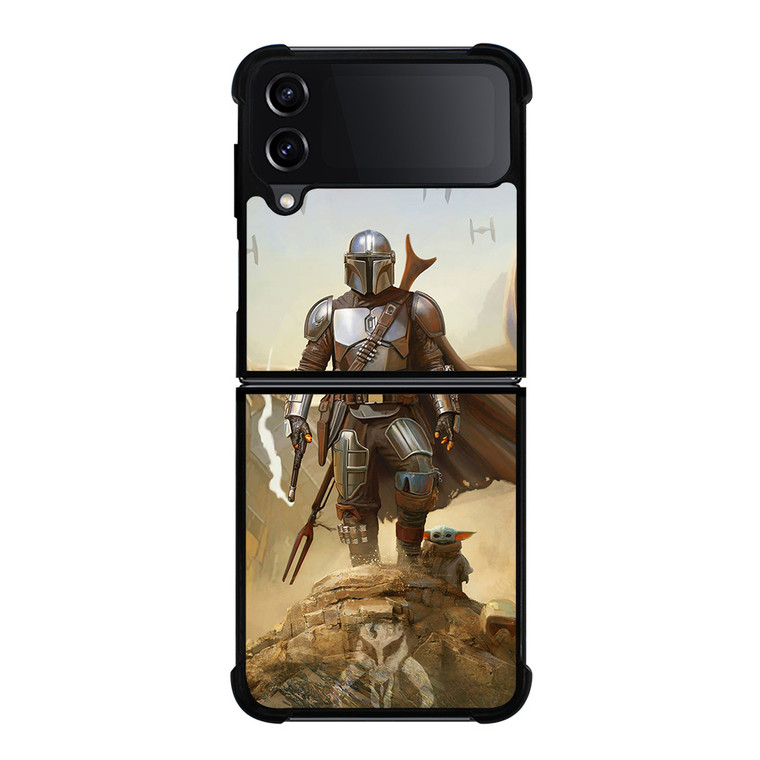 THE MANDALORIAN STARWARS Samsung Z Flip 4 Case THE MANDALORIAN STARWARS Samsung Z Flip 4 Case