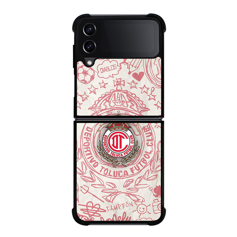 TOLUCA DEPORTIVO ART Samsung Z Flip 4 Case TOLUCA DEPORTIVO ART Samsung Z Flip 4 Case