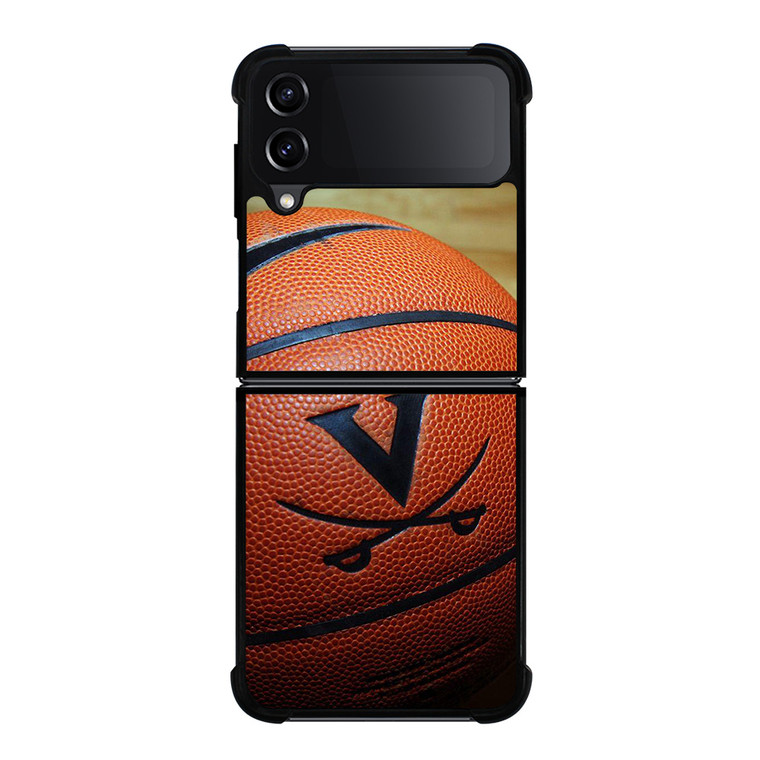 VIRGINIA CAVALIERS BASKET ICON Samsung Z Flip 4 Case