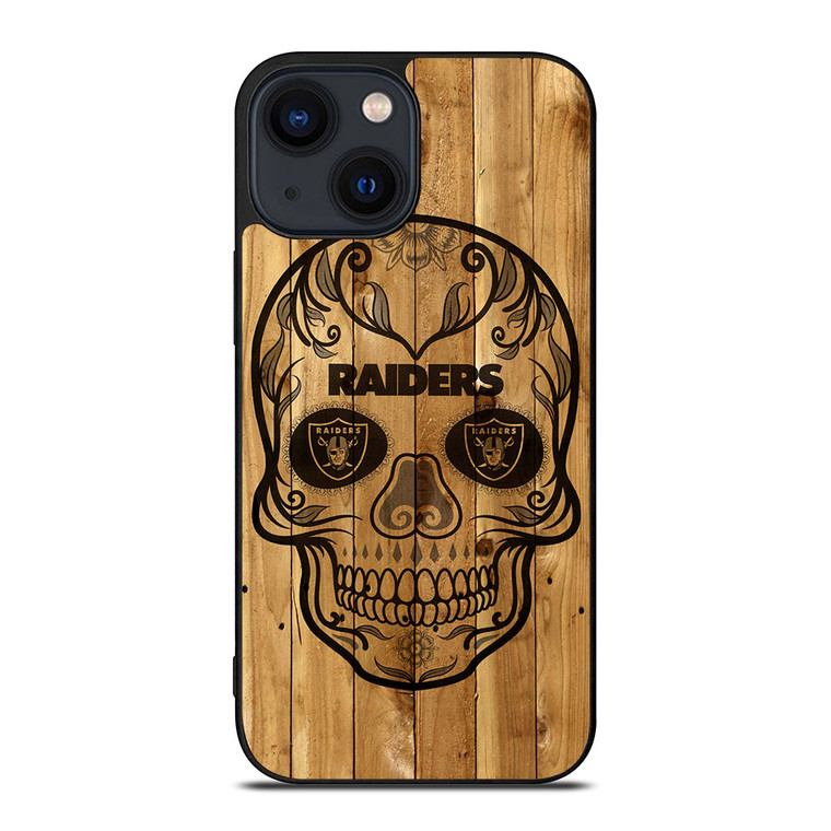 OAKLAND RAIDERS SKULL 3 iPhone 14 Plus Case