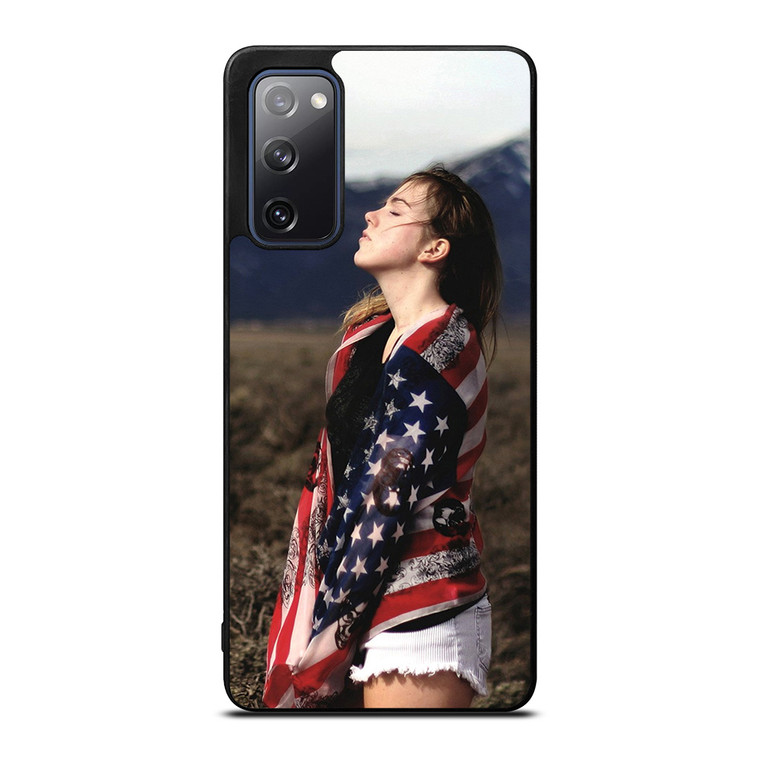AMERICAN FLAG GIRL Samsung Galaxy S20 FE Case