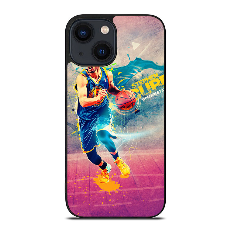 NBA GOLDEN STATE WARRIORS STEPHEN CURRY 3 iPhone 14 Plus Case