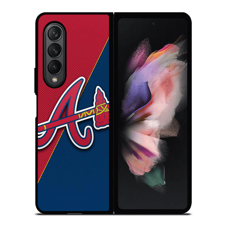 ATLANTA BRAVES LOGO 3 Samsung Z Fold 3 Case