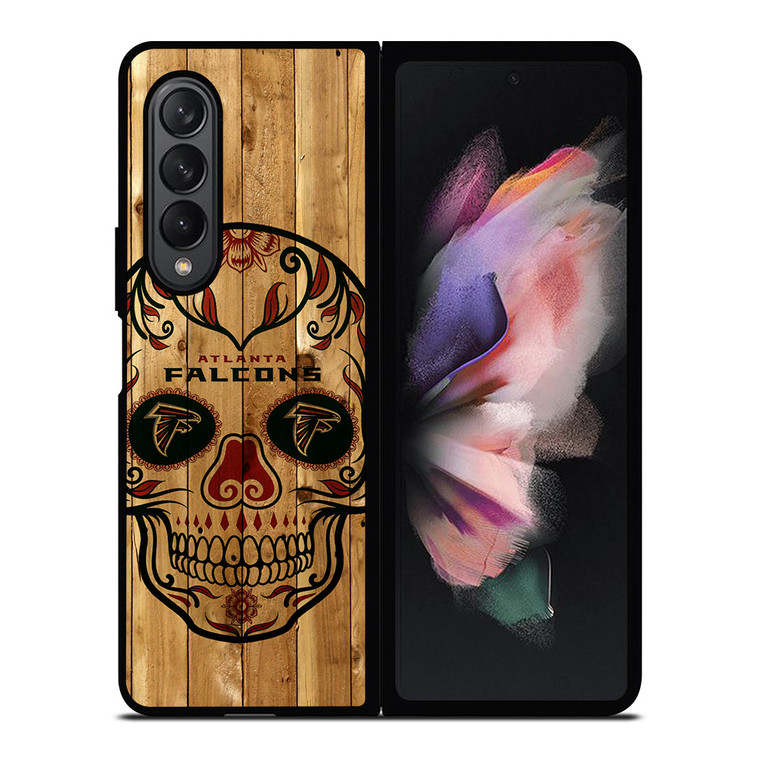 ATLANTA FALCONS SKULL 2 Samsung Z Fold 3 Case