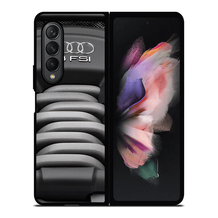 AUDI A8 ENGINE Samsung Z Fold 3 Case