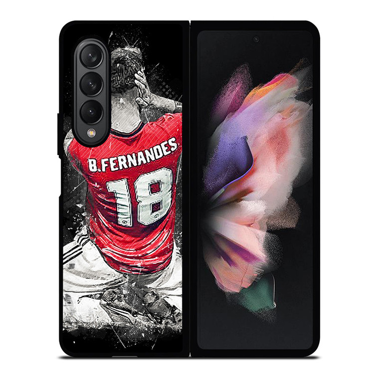 BRUNO FERNANDES MANCHESTER UNITED 2 Samsung Z Fold 3 Case
