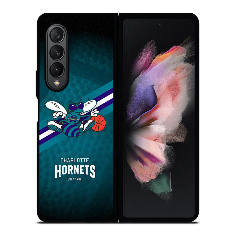 CHARLOTTE HORNETS LOGO 3 Samsung Z Fold 3 Case