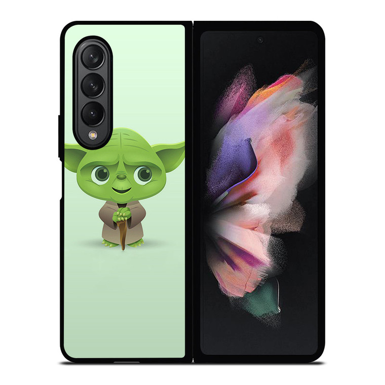 CUTE FUNNY YODA STARWARS Samsung Z Fold 3 Case CUTE FUNNY YODA STARWARS Samsung Z Fold 3 Case