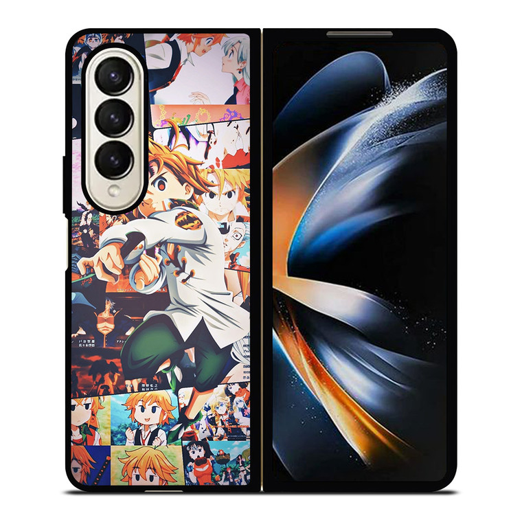7 DEADLY SINS MELIODAS COLLAGE 2 Samsung Z Fold 4 Case