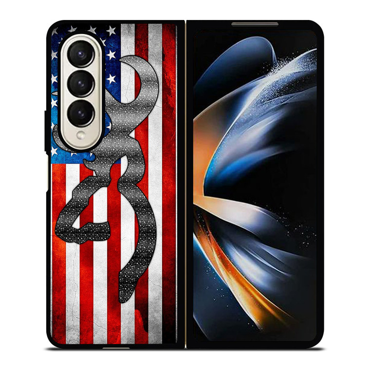 BROWNING AMERICAN FLAG Samsung Z Fold 4 Case