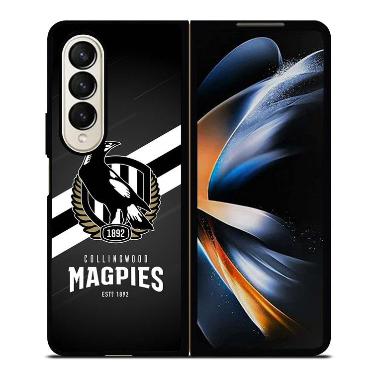 COLLINGWOOD MAGPIES LOGO AFL Samsung Z Fold 4 Case