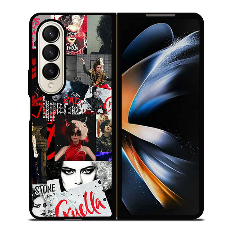 CRUELLA EMMA STONE COLLAGE Samsung Z Fold 4 Case