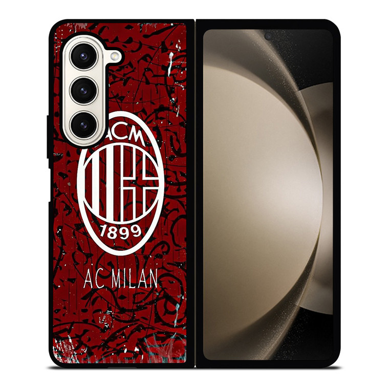 AC MILAN FOOTBALL CLUB LOGO Samsung Z Fold 5 Case