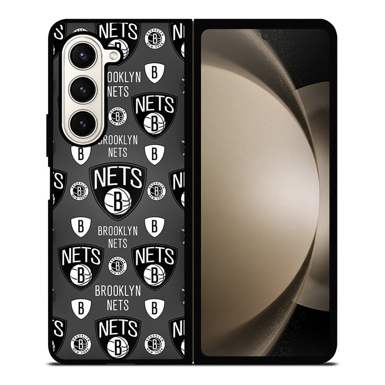 BROOKLYN NETS PATTERN Samsung Z Fold 5 Case