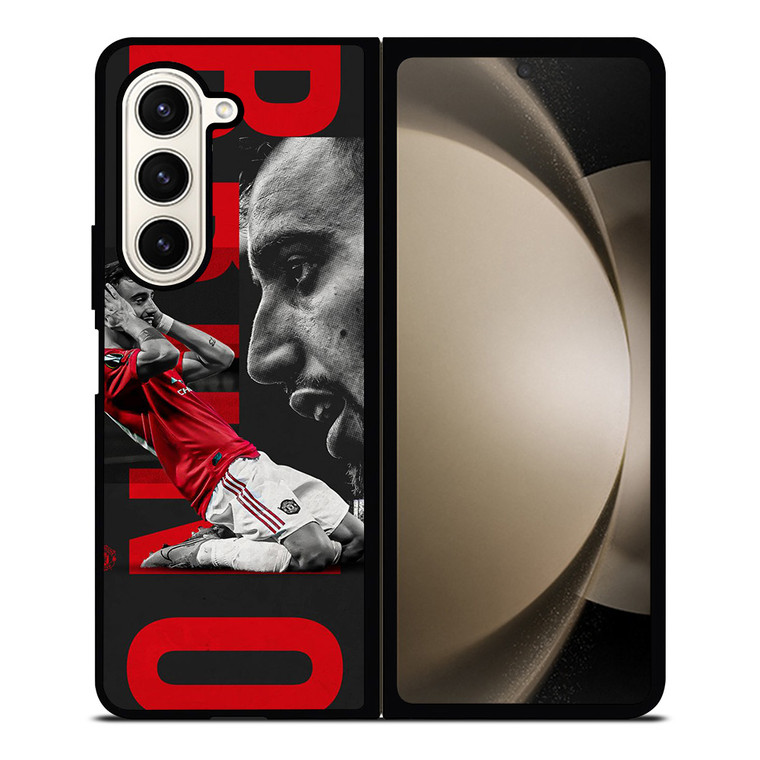BRUNO FERNANDES MANCHESTER UNITED Samsung Z Fold 5 Case