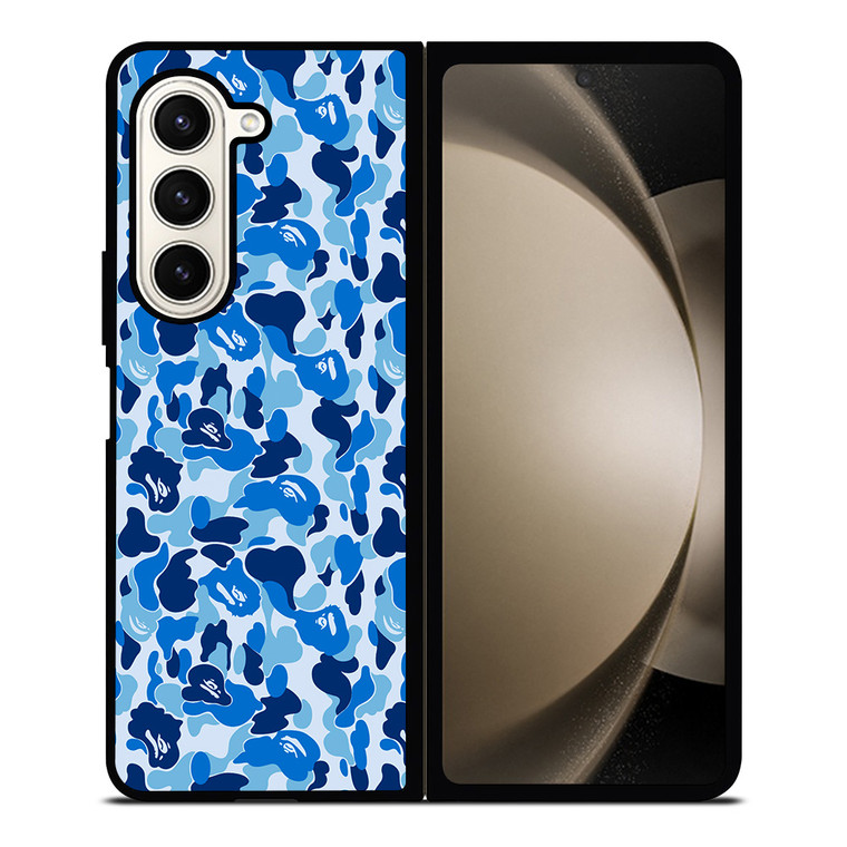 CAMO BAPE LOGO Samsung Z Fold 5 Case