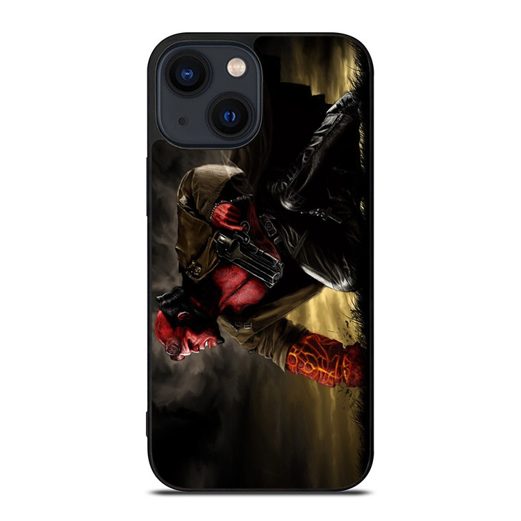 HELL BOY WITH A SHOTGUN iPhone 14 Plus Case HELL BOY WITH A SHOTGUN iPhone 14 Plus Case