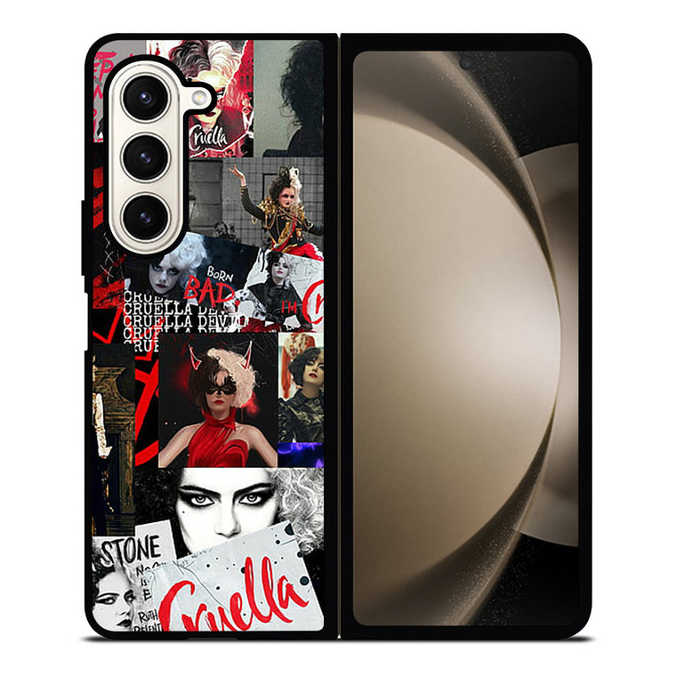 CRUELLA EMMA STONE COLLAGE Samsung Z Fold 5 Case