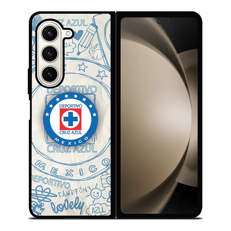 CRUZ AZUL DEPORTIVO ART Samsung Z Fold 5 Case