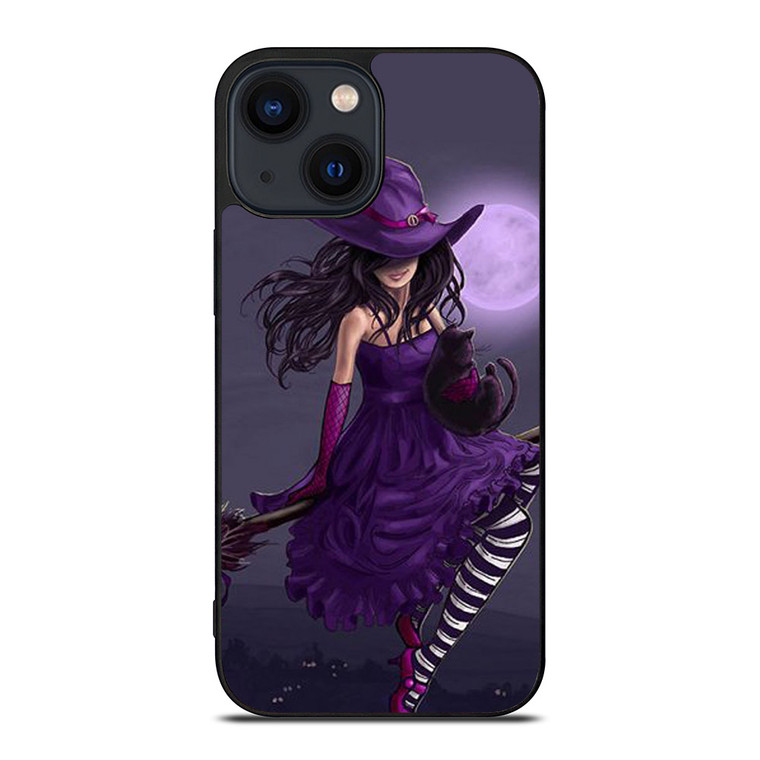 HAPPY HALLOWEEN WITCH iPhone 14 Plus Case
