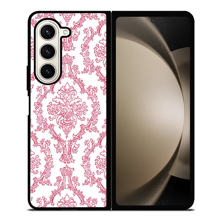 DAMASK PINK Samsung Z Fold 5 Case