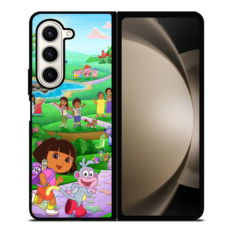 DORA THE EXPLORER CHARACTERS Samsung Z Fold 5 Case