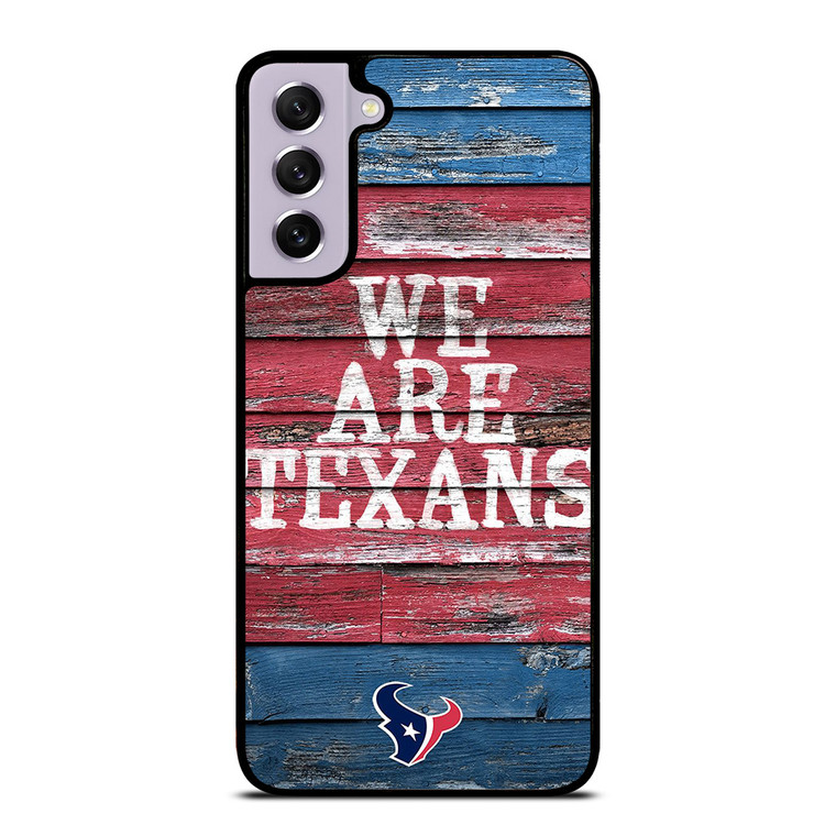 HOUSTON TEXANS WOODEN Samsung Galaxy S21 FE Case
