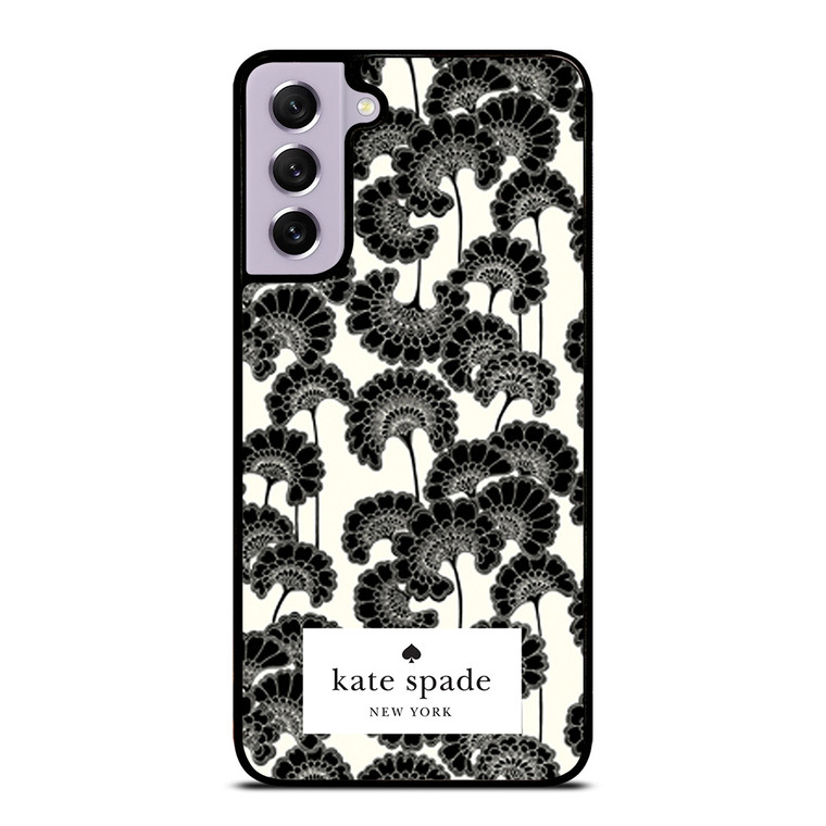 JAPANESE BLACK FLORAL KADE SPADE Samsung Galaxy S21 FE Case