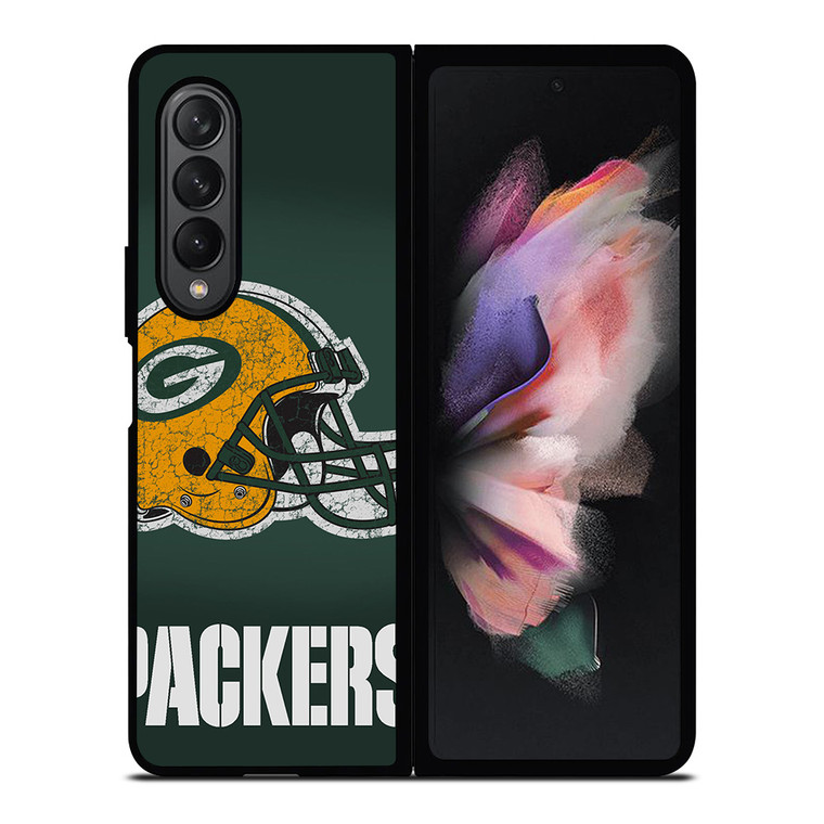 GREEN BAY PACKERS HELMET Samsung Z Fold 3 Case