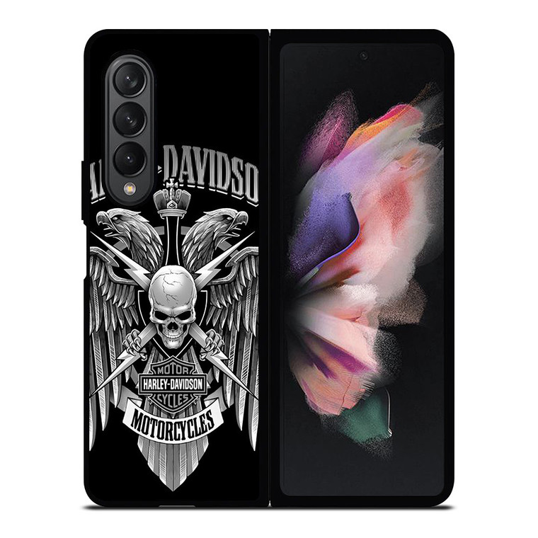HARLEY DAVIDSON SKULL 2 Samsung Z Fold 3 Case