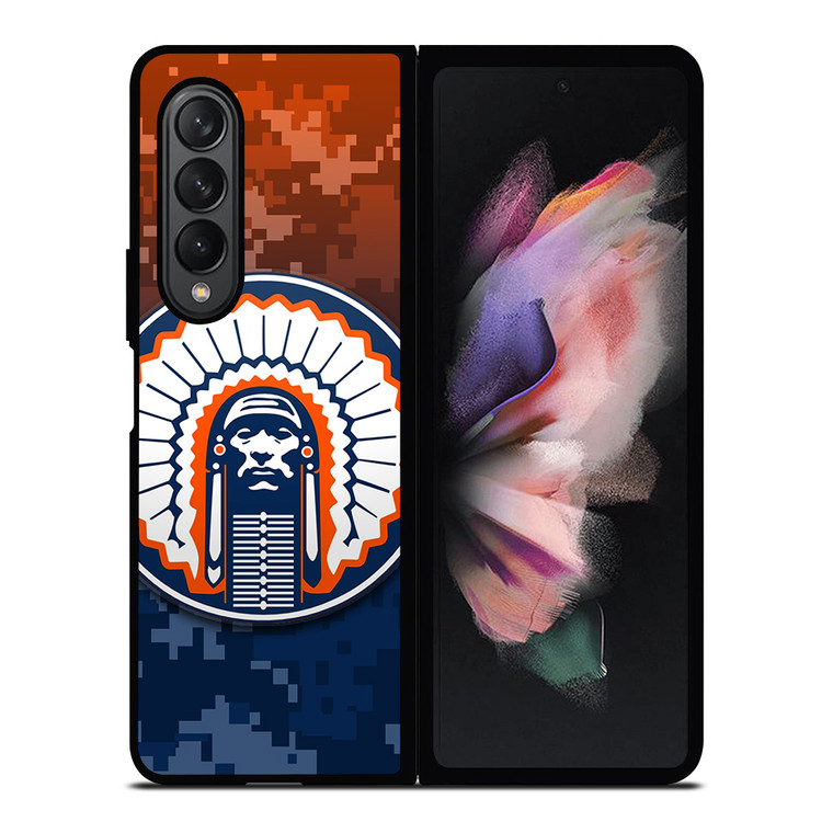 ILLINOIS FIGHTING LOGO Samsung Z Fold 3 Case
