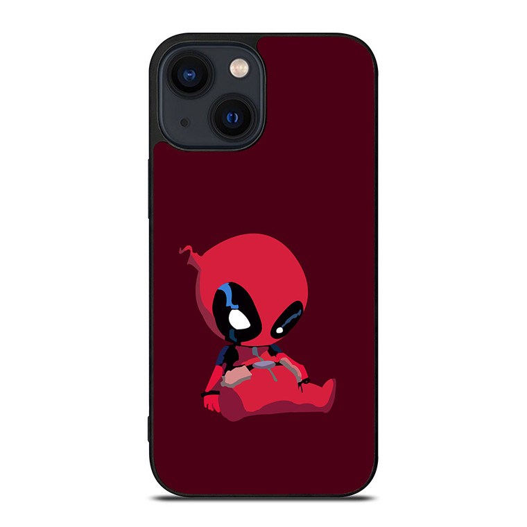 DEADPOOL CUTE SUPERHERO iPhone 14 Plus Case
