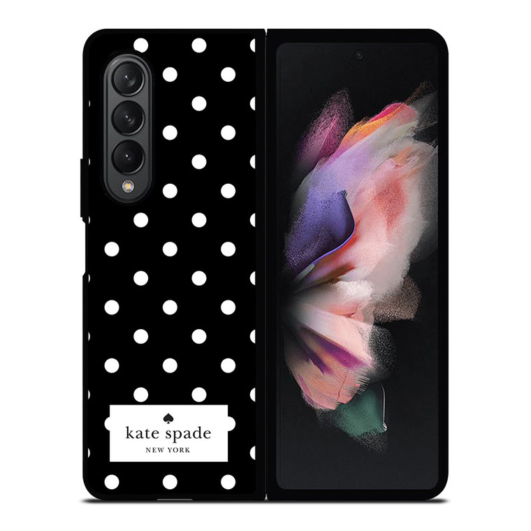 KATE SPADE POLKA BLACK Samsung Z Fold 3 Case