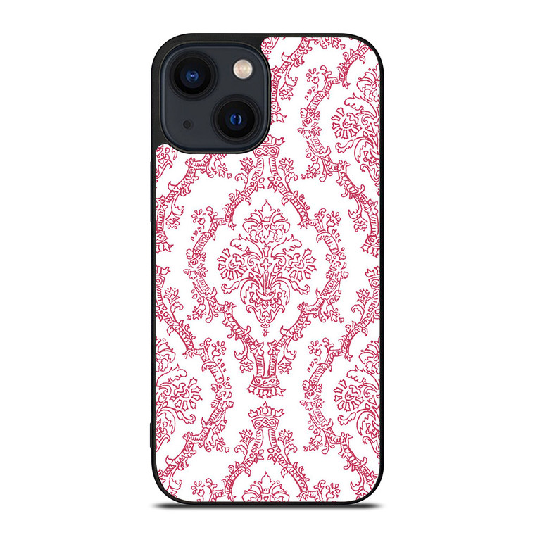 DAMASK PINK iPhone 14 Plus Case