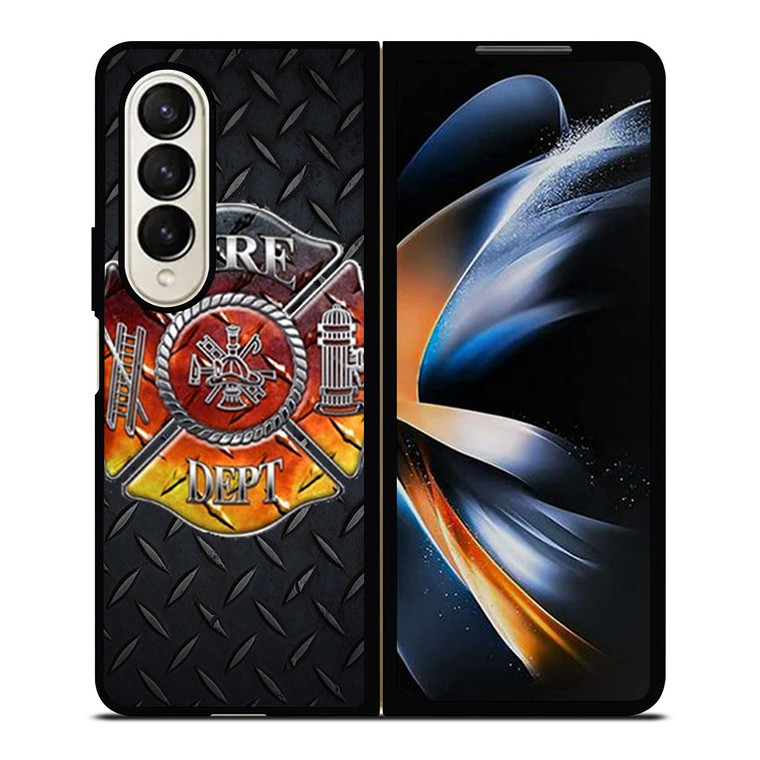 FIREFIGHTER FIRE DEPT Samsung Z Fold 4 Case