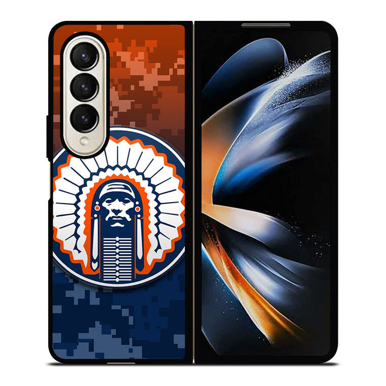 ILLINOIS FIGHTING LOGO Samsung Z Fold 4 Case