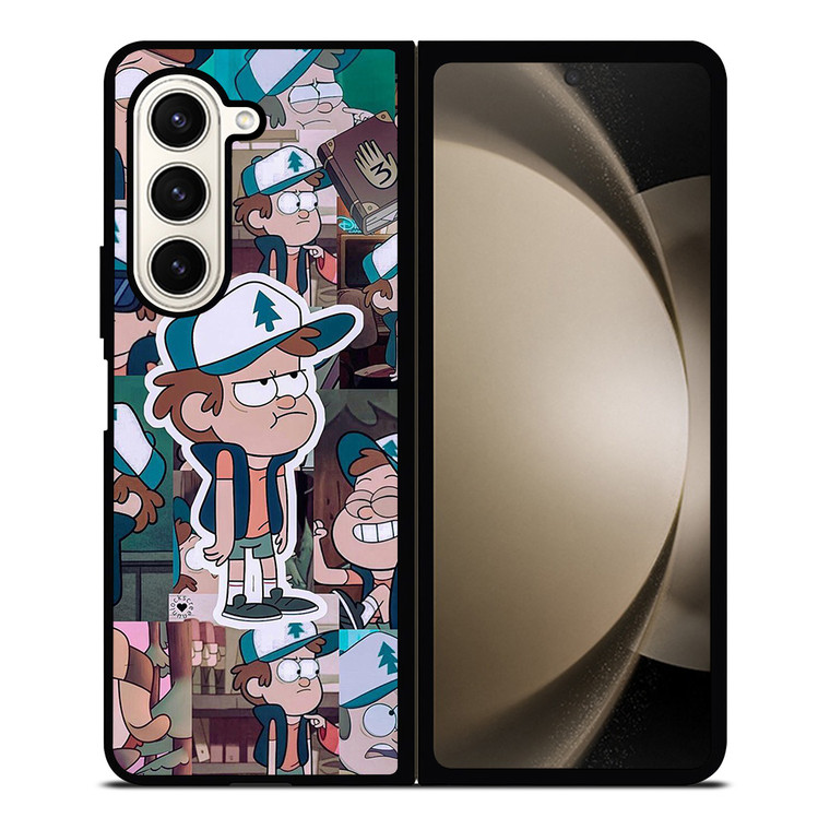 GRAVITY FALLS COLLAGE Samsung Z Fold 5 Case