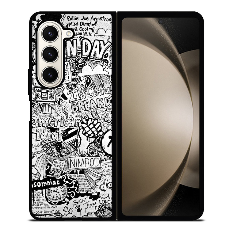 GREEN DAY BAND 2 Samsung Z Fold 5 Case