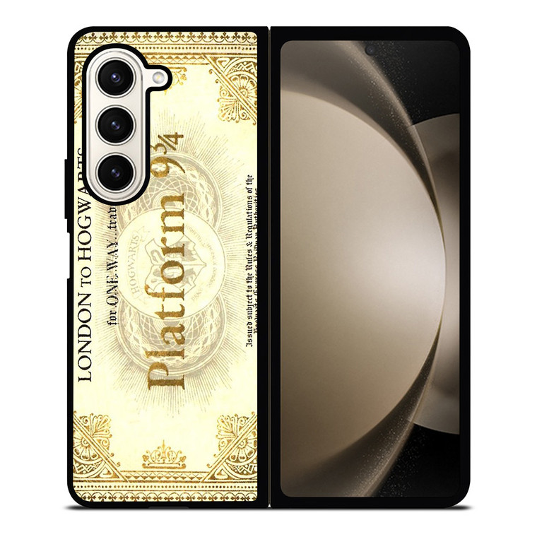 HARRY POTTER TICKET LONDON HOGWARTS Samsung Z Fold 5 Case