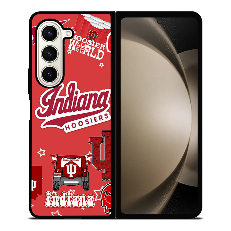 INDIANA HOOSIERS 4 Samsung Z Fold 5 Case