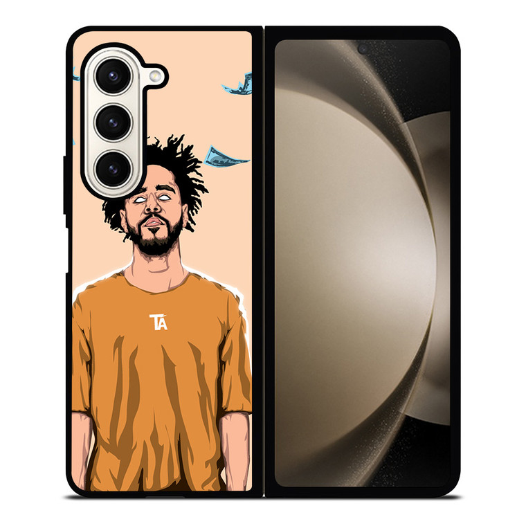 J COLE FOREST CARTOON Samsung Z Fold 5 Case