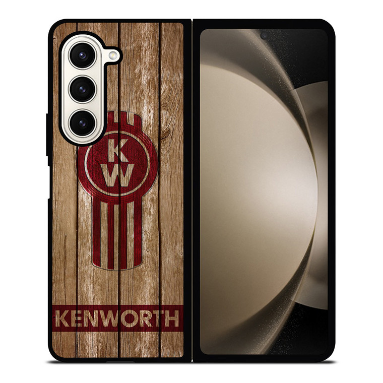 KENWORTH TRUCK LOGO WOODEN 3 Samsung Z Fold 5 Case