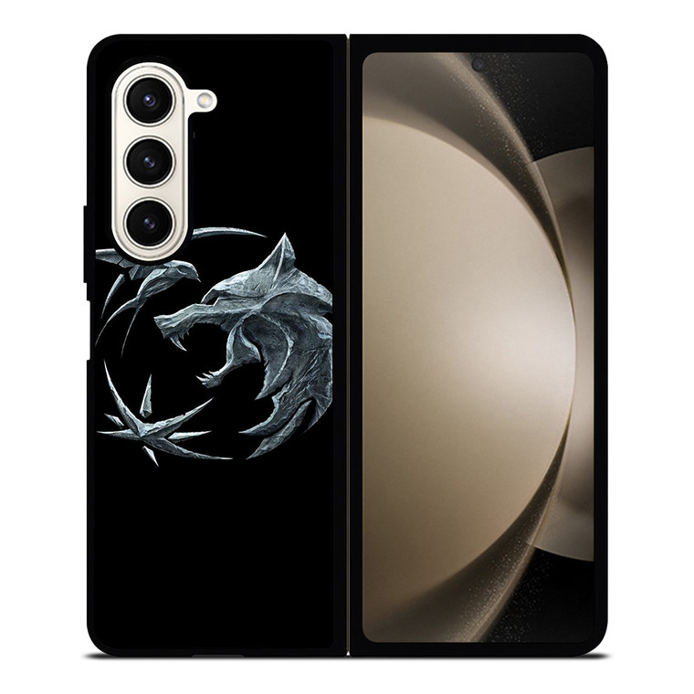 LOGO THE WITCHER Samsung Z Fold 5 Case LOGO THE WITCHER Samsung Z Fold 5 Case