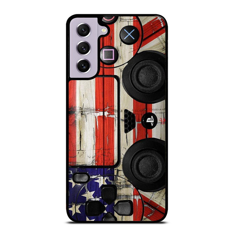 PS4 CONTROLLER AMERICAN Samsung Galaxy S21 FE Case